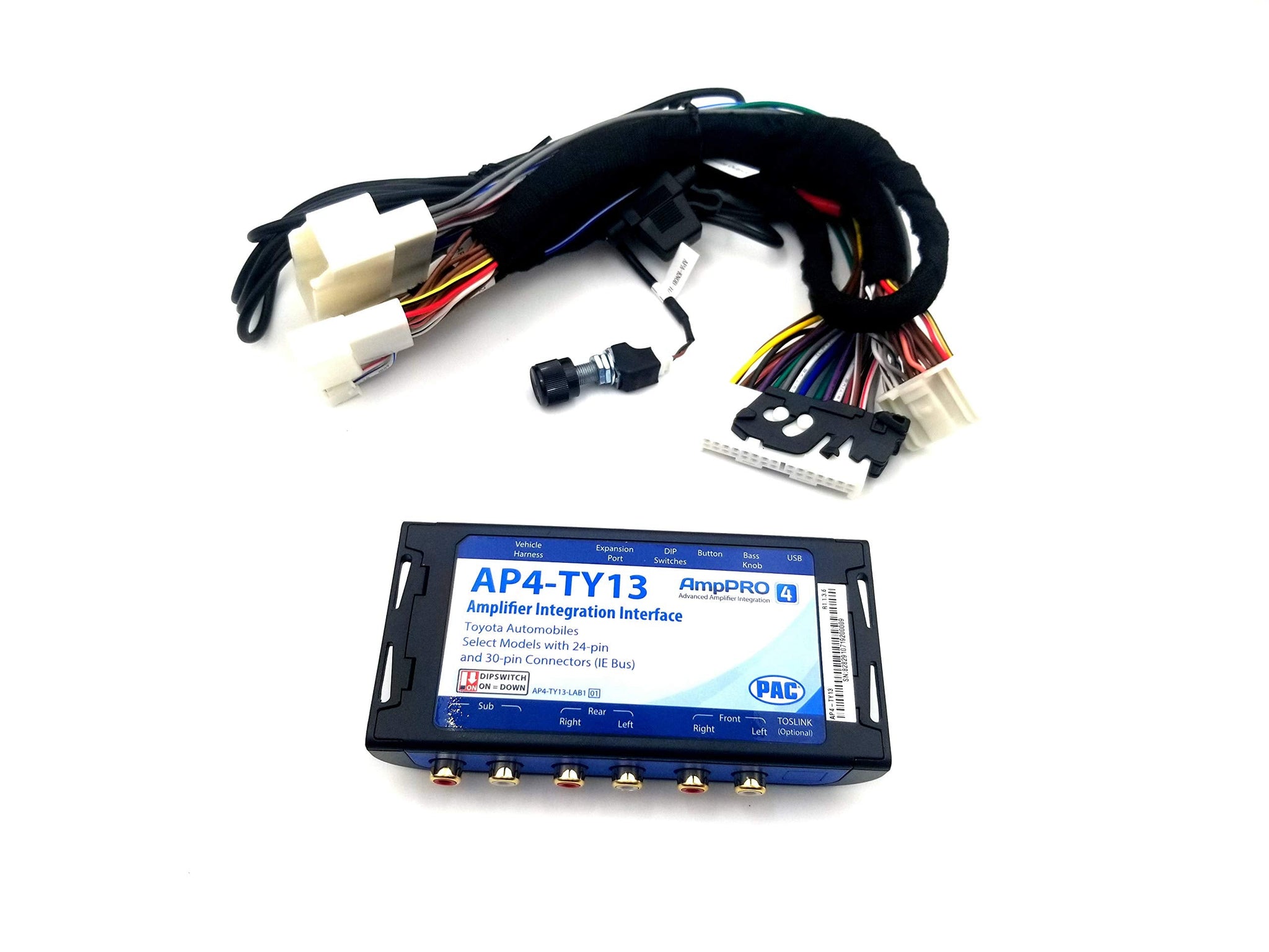 PAC AP4-TY13 Amplifier Integration Interface for Select 2018+ Toyota/Lexus vehicles with Premium Amplified Sound Systems Pac Audio