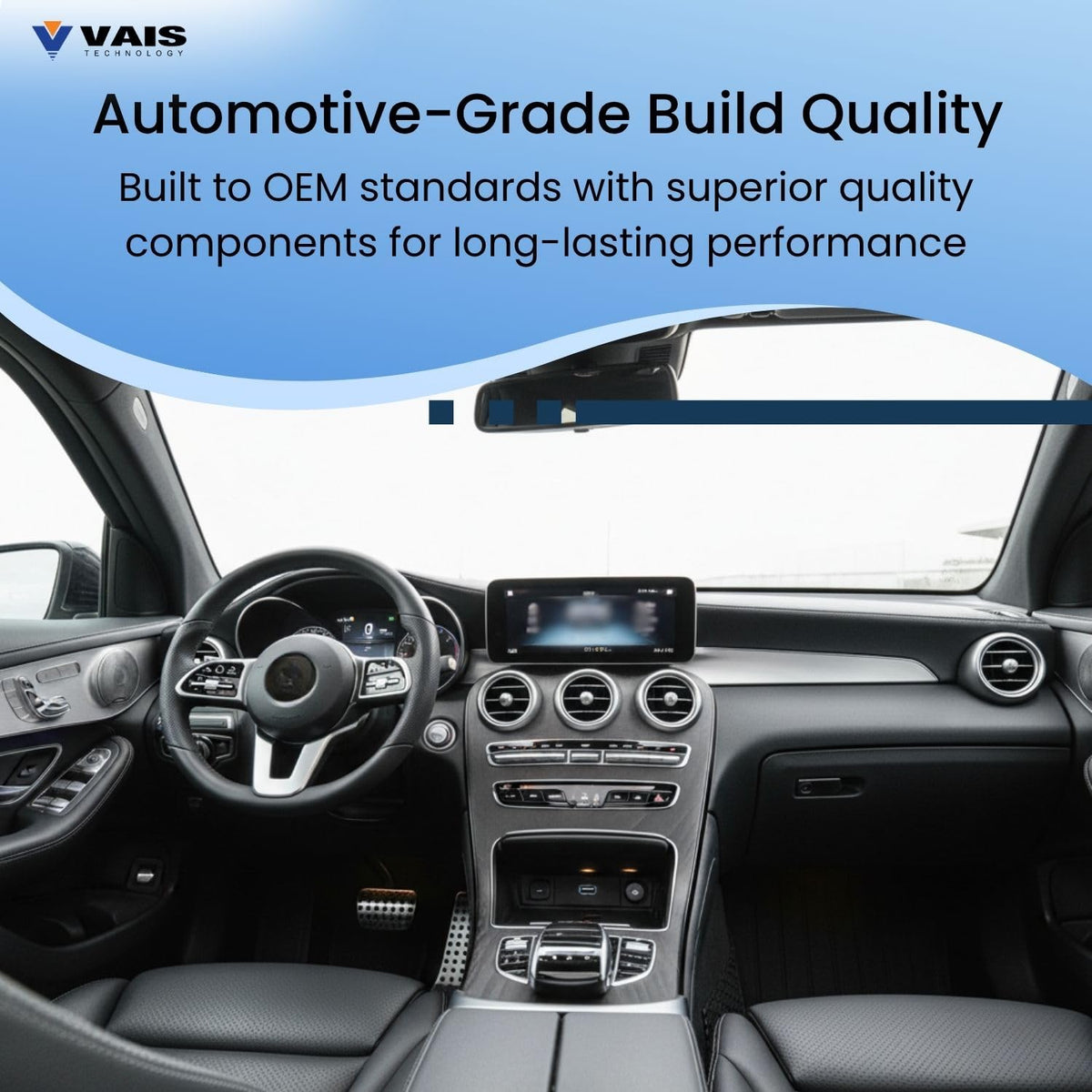 Vais Technology GSR-MB04 Use SiriusXM's satellite radio tuner with the factory radio in select 2019-up Mercedes-Benz models Vais Technology