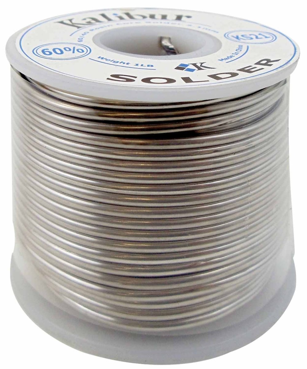 Kalibur KS21 60-40 Rosin Core Solder 2.1 mm dia. - 1 Lb Spool Kalibur