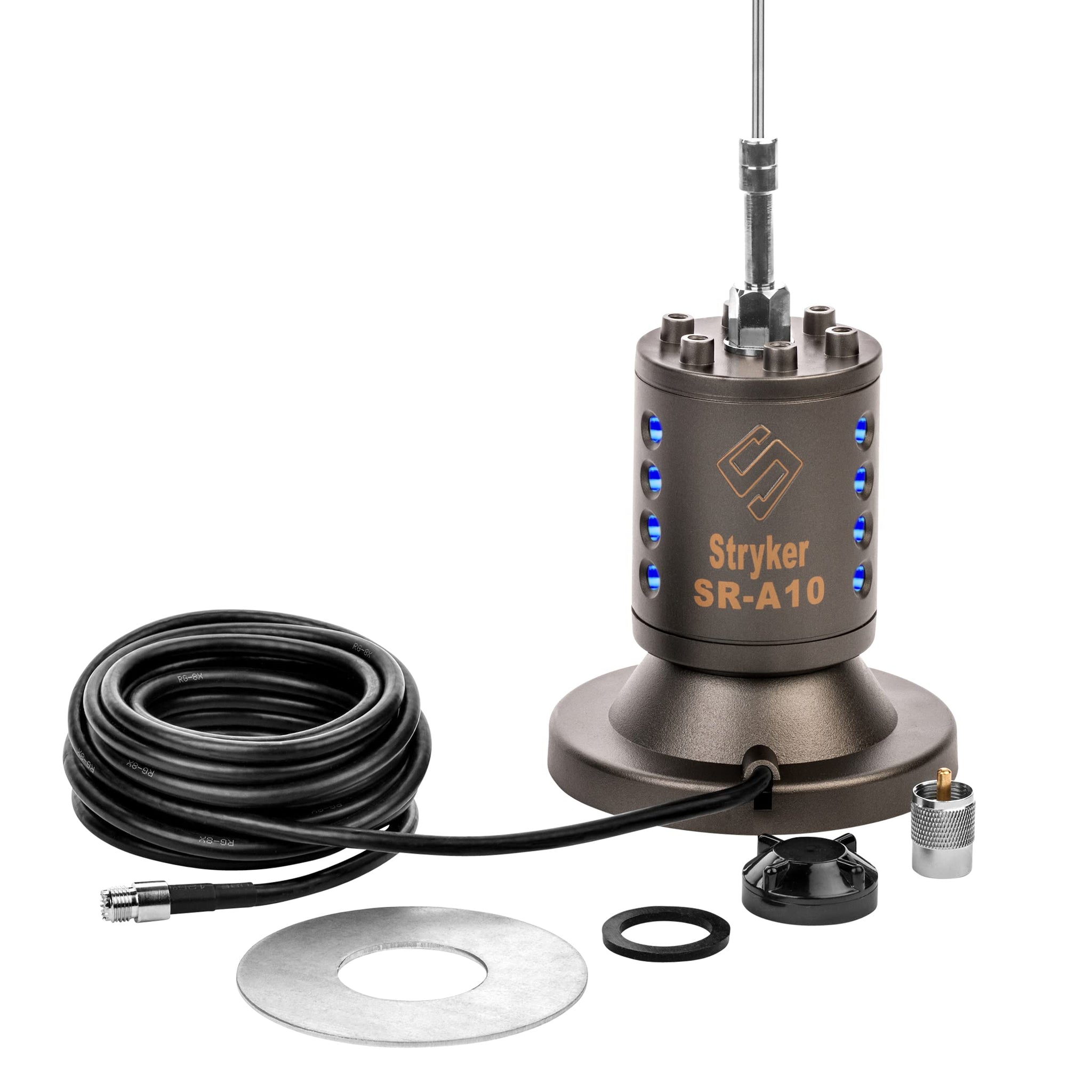 Stryker SR-A10MM Magnetic Mount CB & 10-Meter Radio Antenna STRYKER