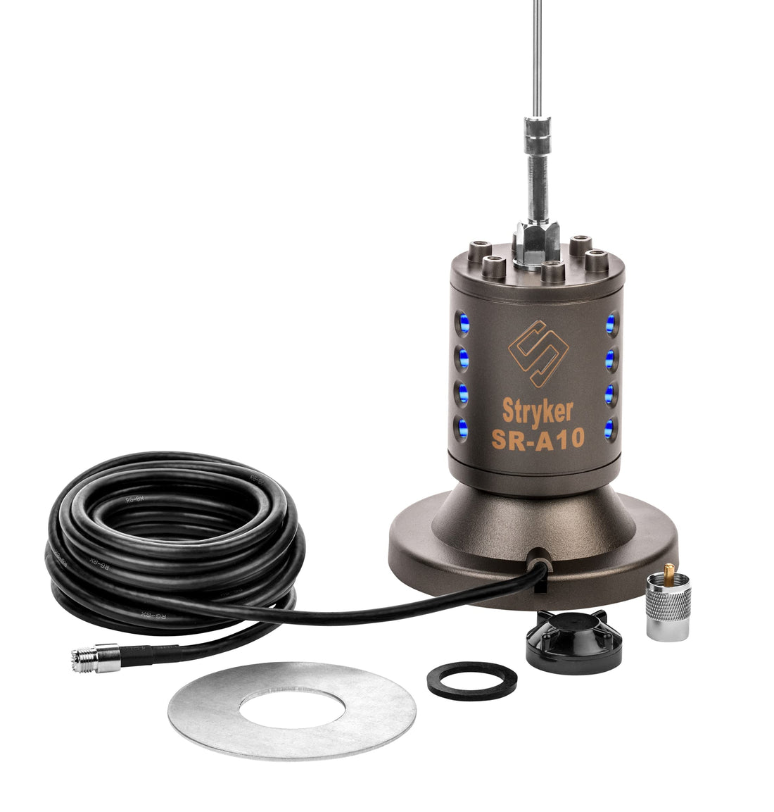 Stryker SR-A10MM Magnetic Mount CB & 10-Meter Radio Antenna STRYKER