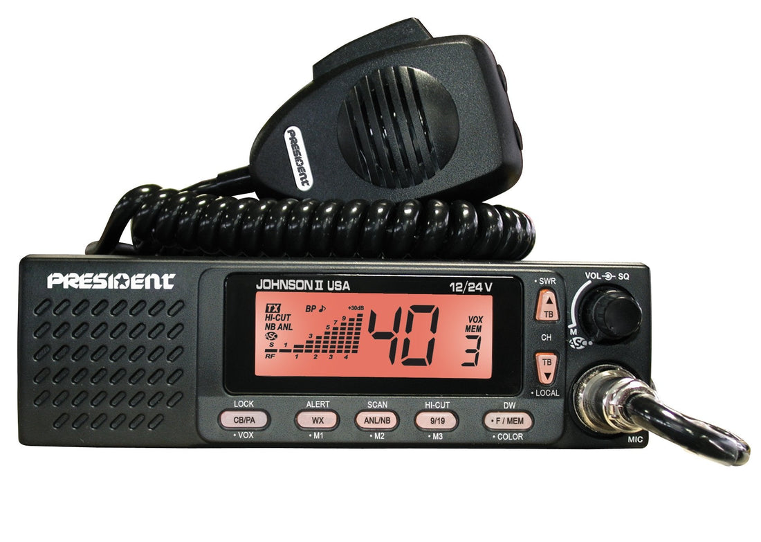 President Johnson II USA CB Radio 12/24V President