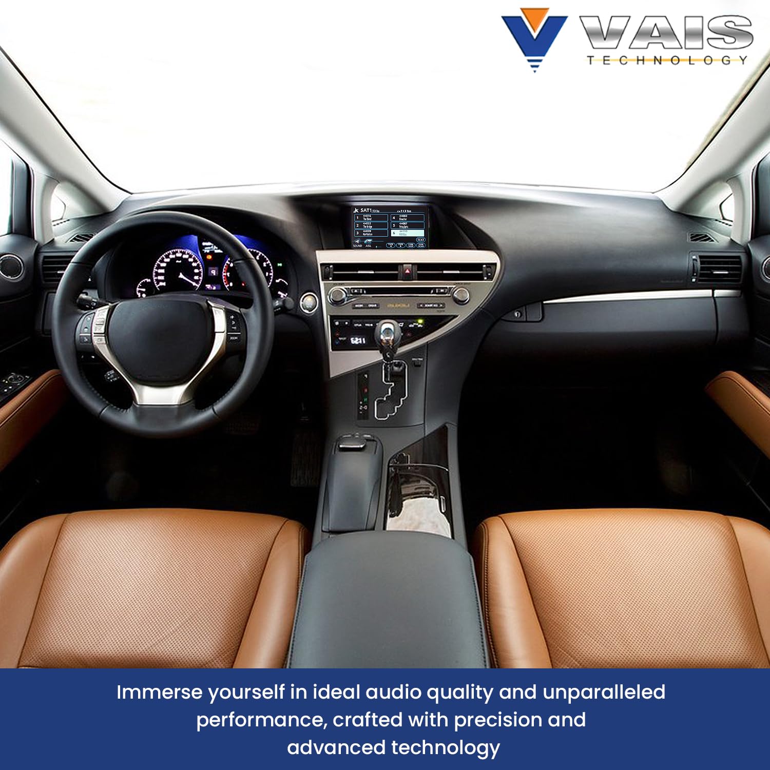 Vais Technology SL3sat-T adapter Use SiriusXM's satellite radio tuner with the factory radio in select Toyota models Vais Technology