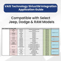 VAIS Technology GSR-FC01 2014+ Dodge/Chrysler/Fiat Satellite Radio Adapter and Tuner Vais Technology
