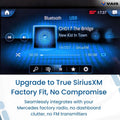 Vais Technology GSR-MB04 Use SiriusXM's satellite radio tuner with the factory radio in select 2019-up Mercedes-Benz models Vais Technology