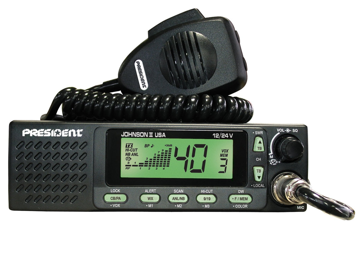 President Johnson II USA CB Radio 12/24V President