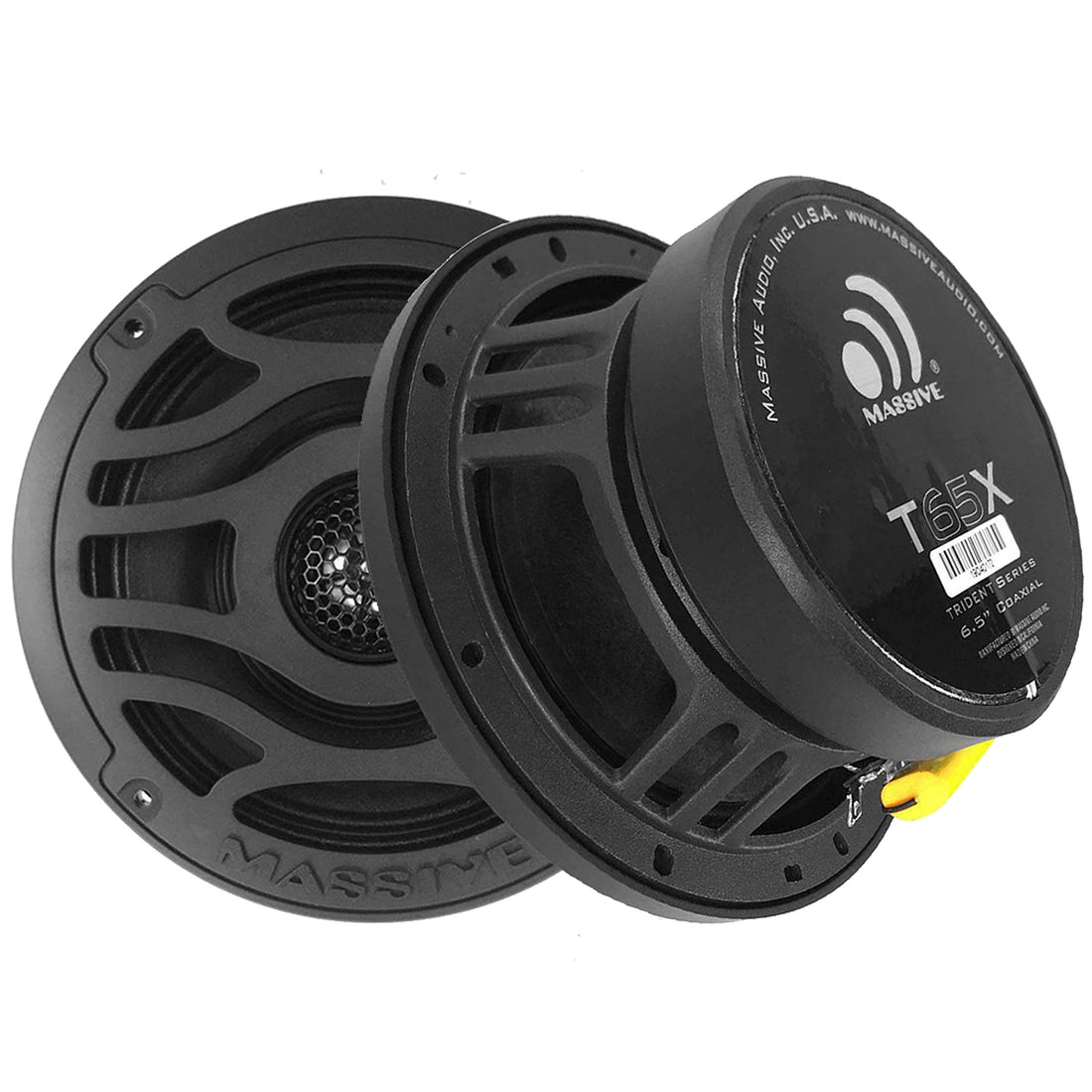 Massive Audio T65X - 6.5" 120 Watts Marine Coaxial Speakers (Pair) Massive Audio