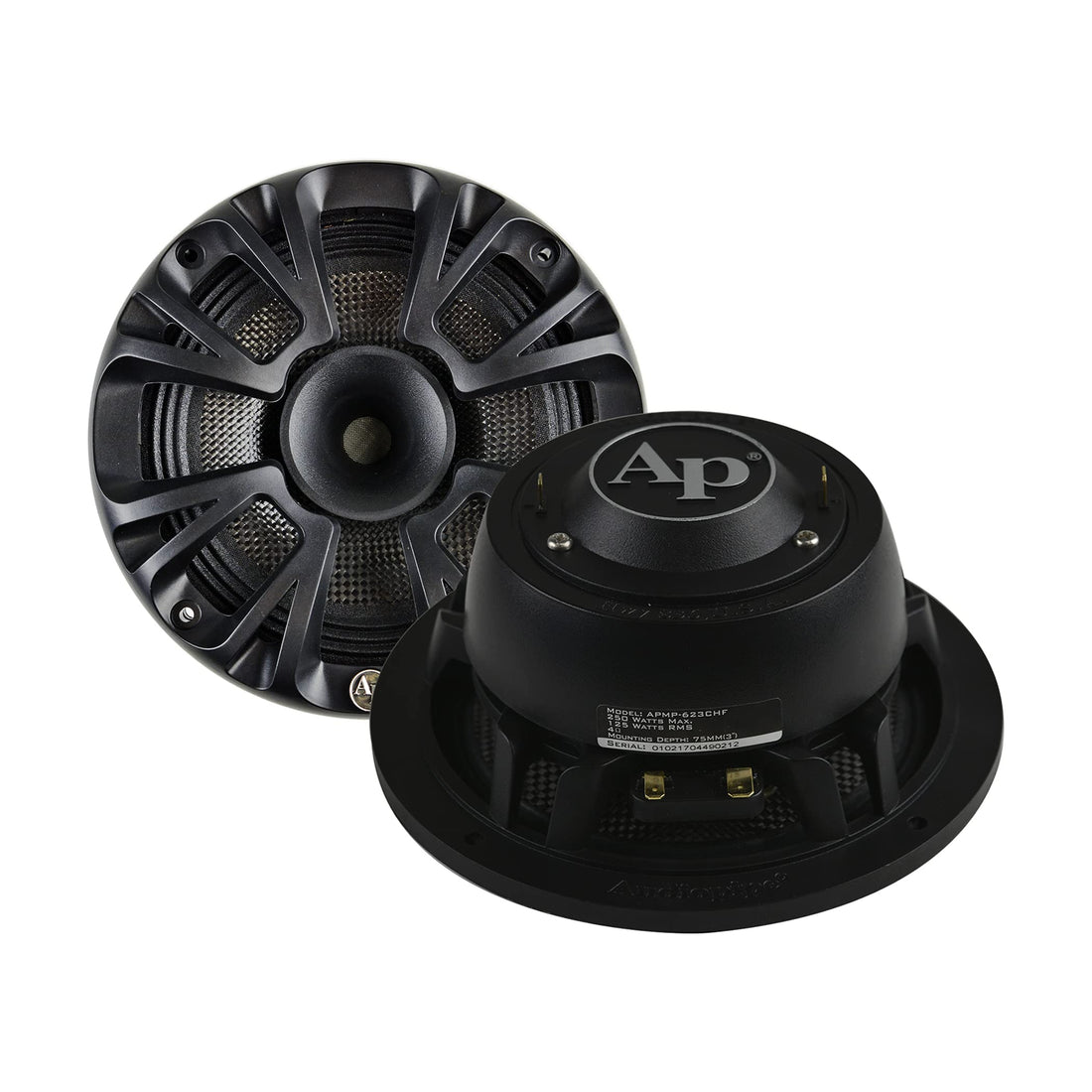 Audiopipe APMP623CHF 6" Compression Midrange Speaker 250W Max 4 Ohms sold each Audiopipe