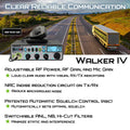 President Walker IV FCC AM/FM Trucker CB Radio with Automatic SWR/SWR Protection, 7-Color LCD with Glow Mode, Automatic Squelch, Noise Reduction, Weather/Alert, VOX Hands-free, USB-C Port, P-channels. President