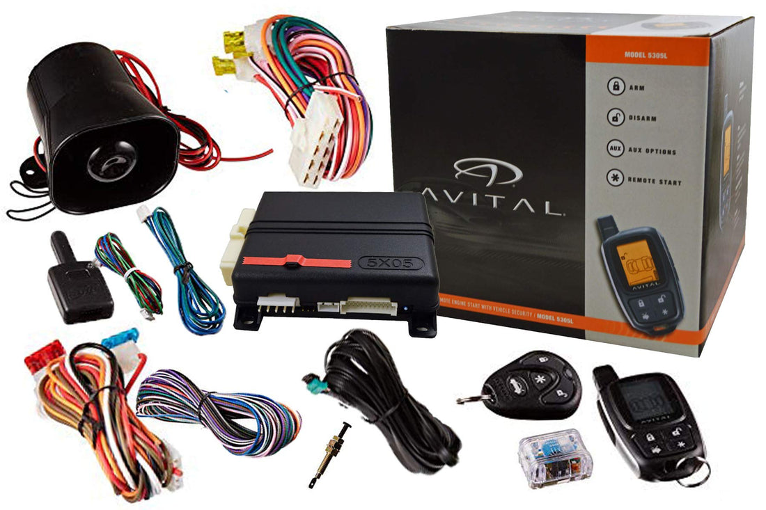 Avital 5305L 2-Way LCD Remote Start with Security System Avital