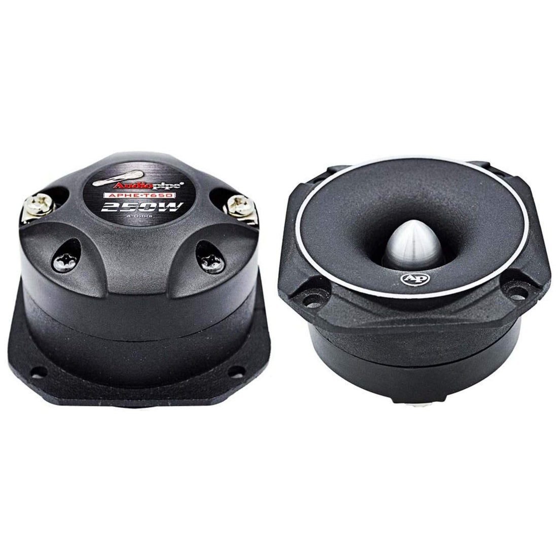 Audiopipe APHET650 2.5" Super High Frequency Titanium Tweeter 250W Max Pair Audiopipe