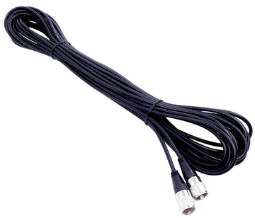 Kalibur 50' RG58A/U PLUG TO PLUG COAX ASSEMBLY (BLACK) Kalibur