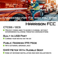 President Harrison FCC AM/FM Mobile CB Radio with CTCSS/DCS President
