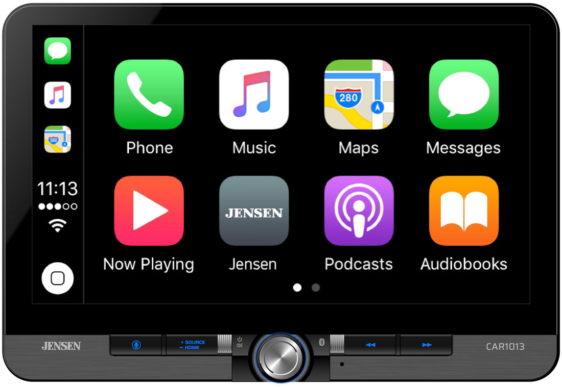 Jensen CAR1013 10.1″ Receiver with Wireless Android Auto & Apple CarPlay – CAR1013 Jensen