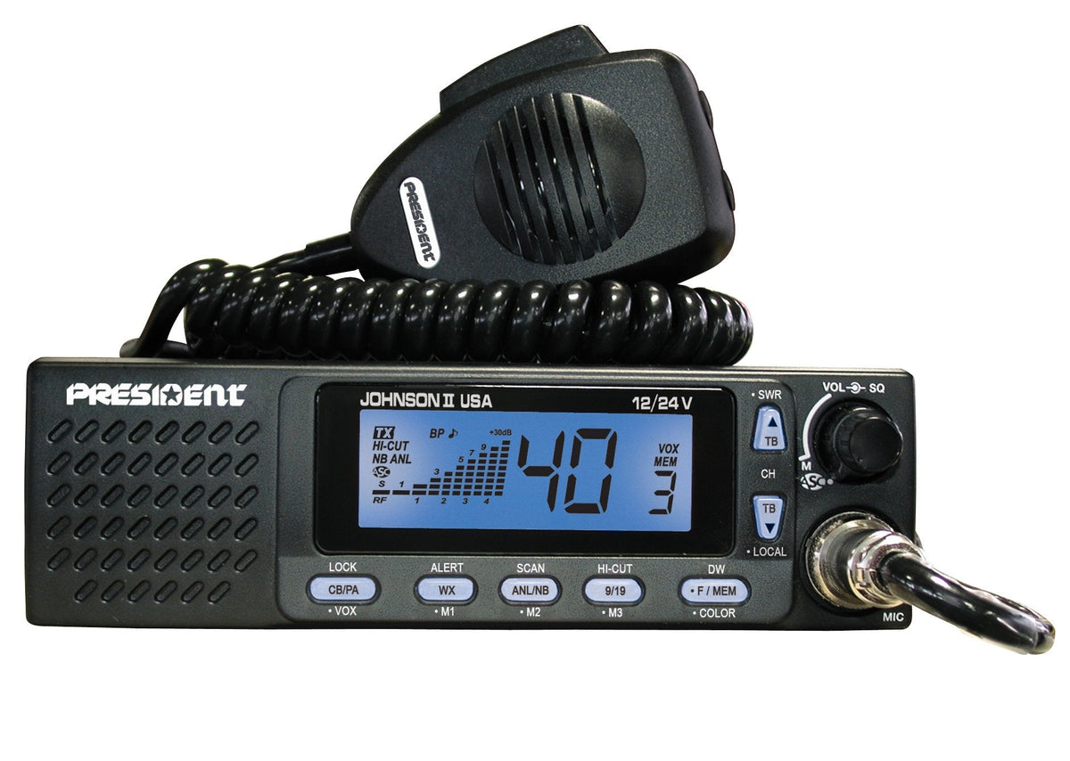 President Johnson II USA CB Radio 12/24V President