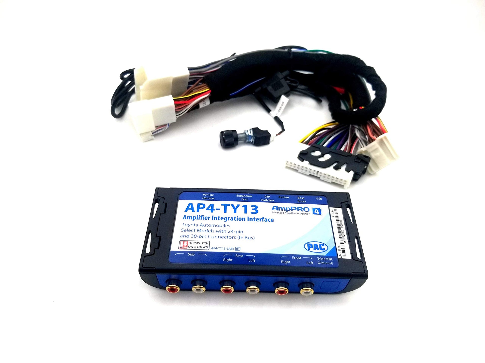 PAC AP4-TY13 Amplifier Integration Interface for Select 2018+ Toyota/Lexus vehicles with Premium Amplified Sound Systems Pac Audio