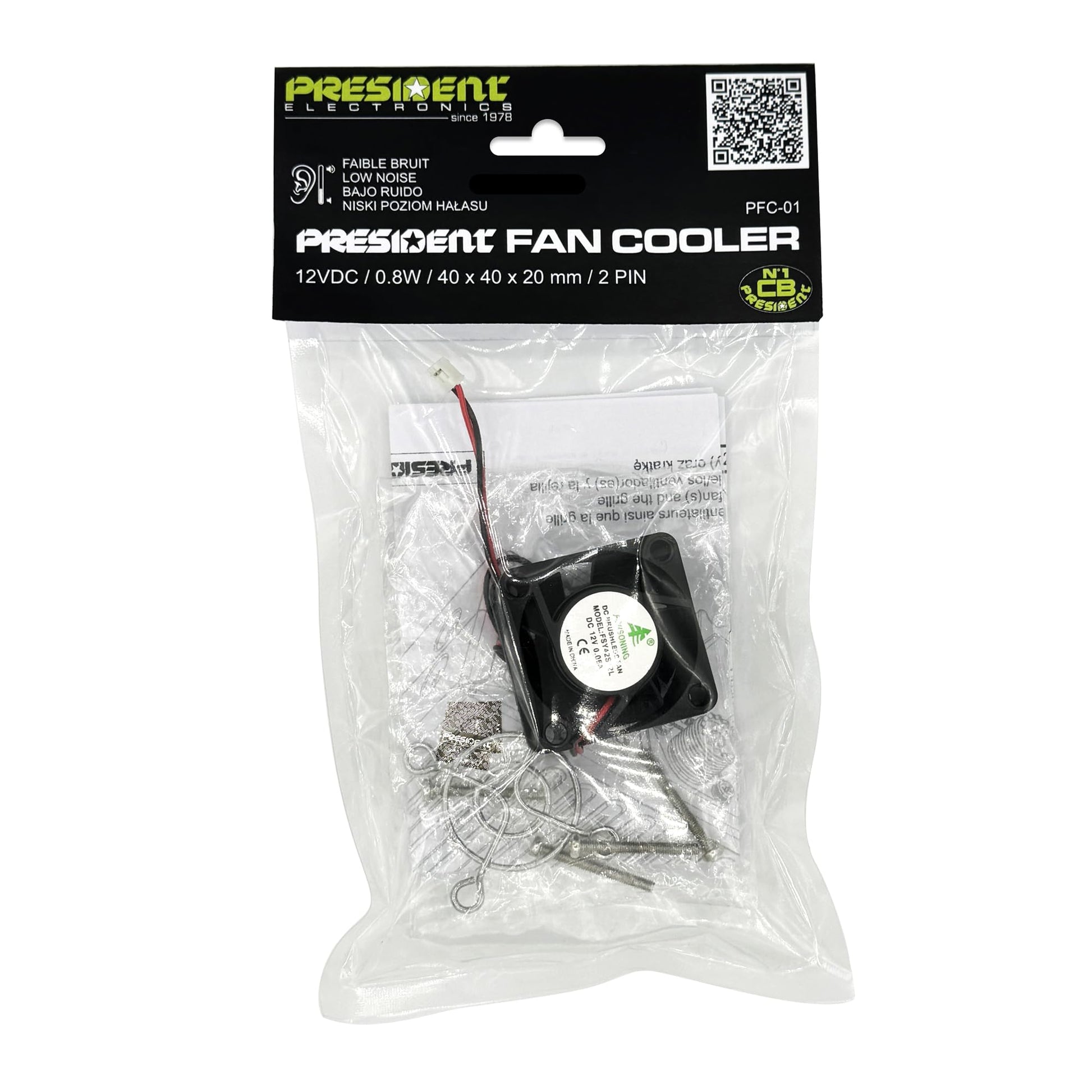 CB Radio President Washington Add On Cooling Fan - ACMD901 President
