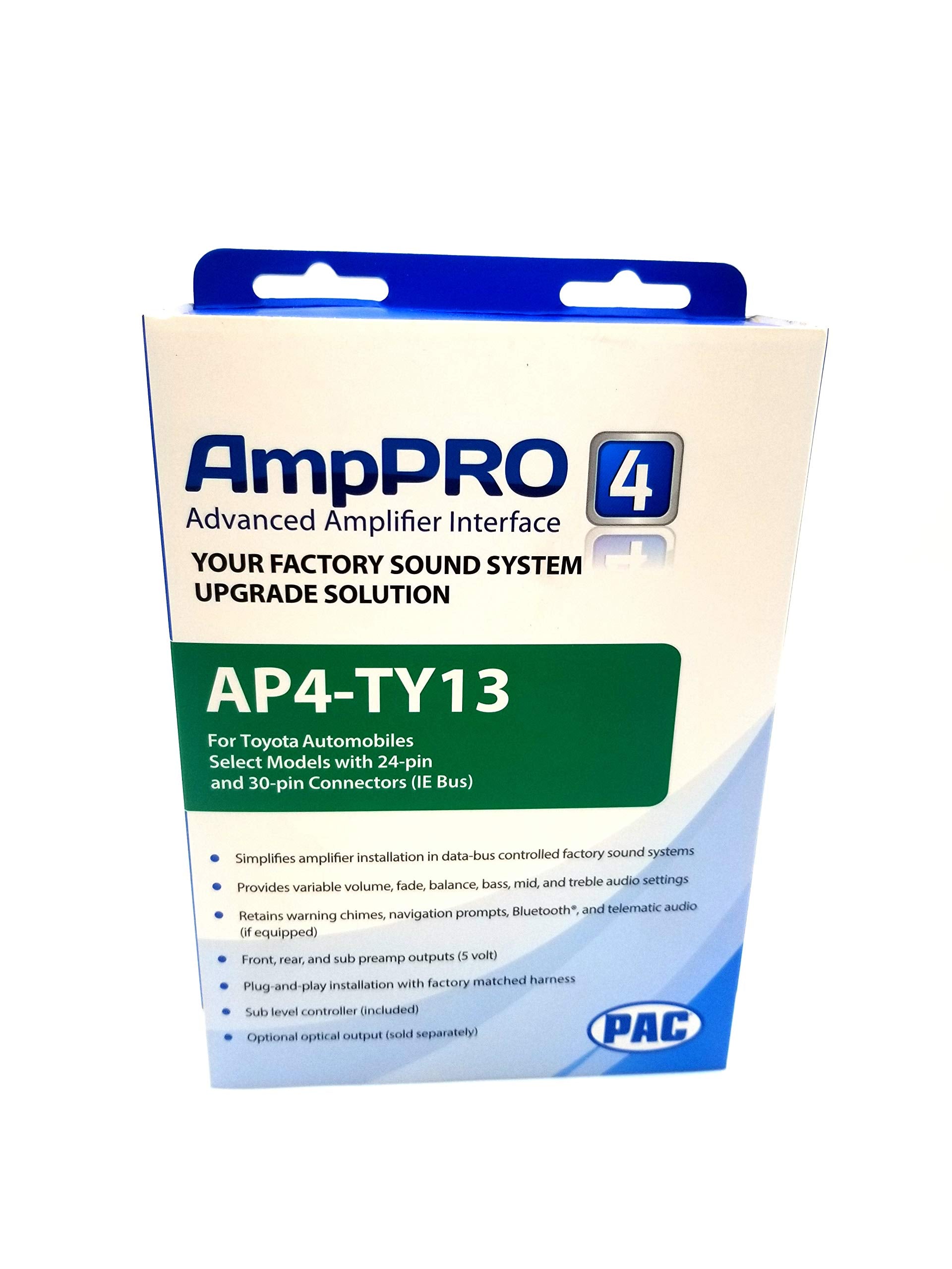 PAC AP4-TY13 Amplifier Integration Interface for Select 2018+ Toyota/Lexus vehicles with Premium Amplified Sound Systems Pac Audio