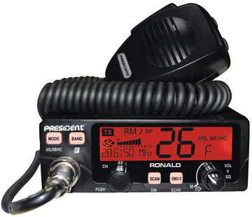 President Ronald 10 Meter Amateur Radio Service 28 to 29.7 MHz President Electronics