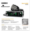 Uniden BEARCAT 880 CB Radio with 40 Channels and Large Easy-to-Read 7-Color LCD Display with Backlighting, Backlit Control Knobs/Buttons, NOAA Weather Alert, PA/CB Switch, and Wireless Mic Compatible Uniden
