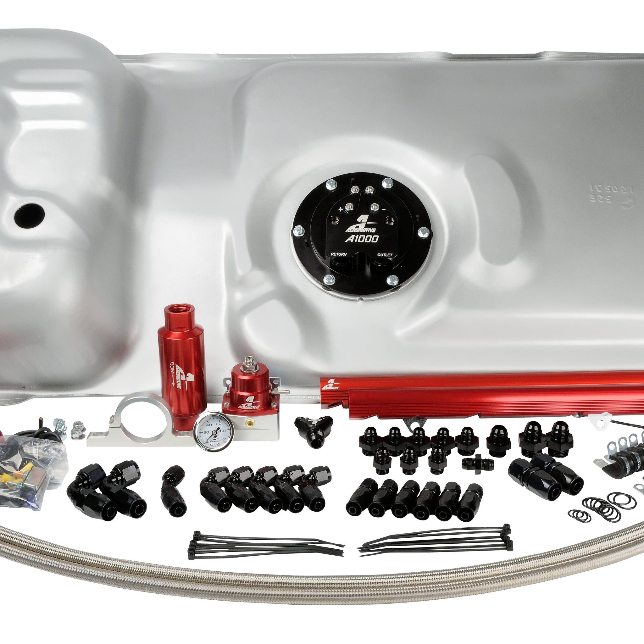 Aeromotive 17130 86-98.5 A1000 5.0L Fox Body Mustang Stealth Fuel System