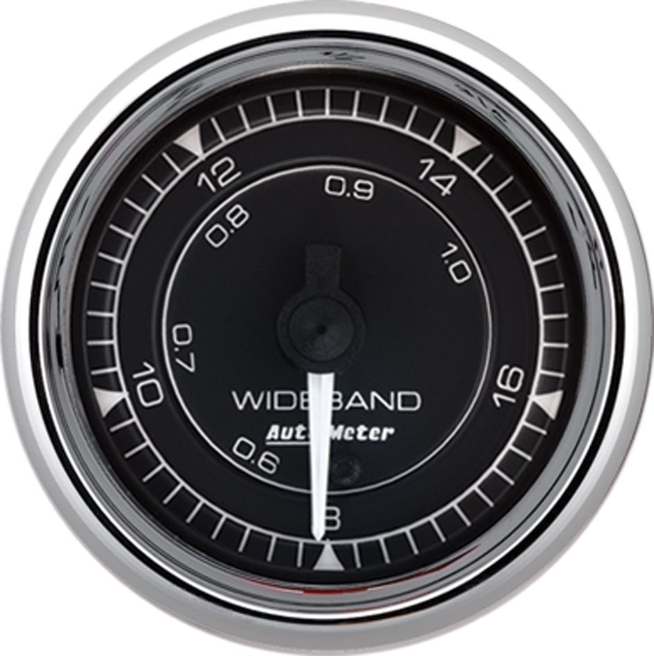 Autometer 9770 2-1/16" AIR/FUEL RATIO-WIDEBAND ANALOG 8:1-18:1 STEPPER MOTOR CHRONO CHROME