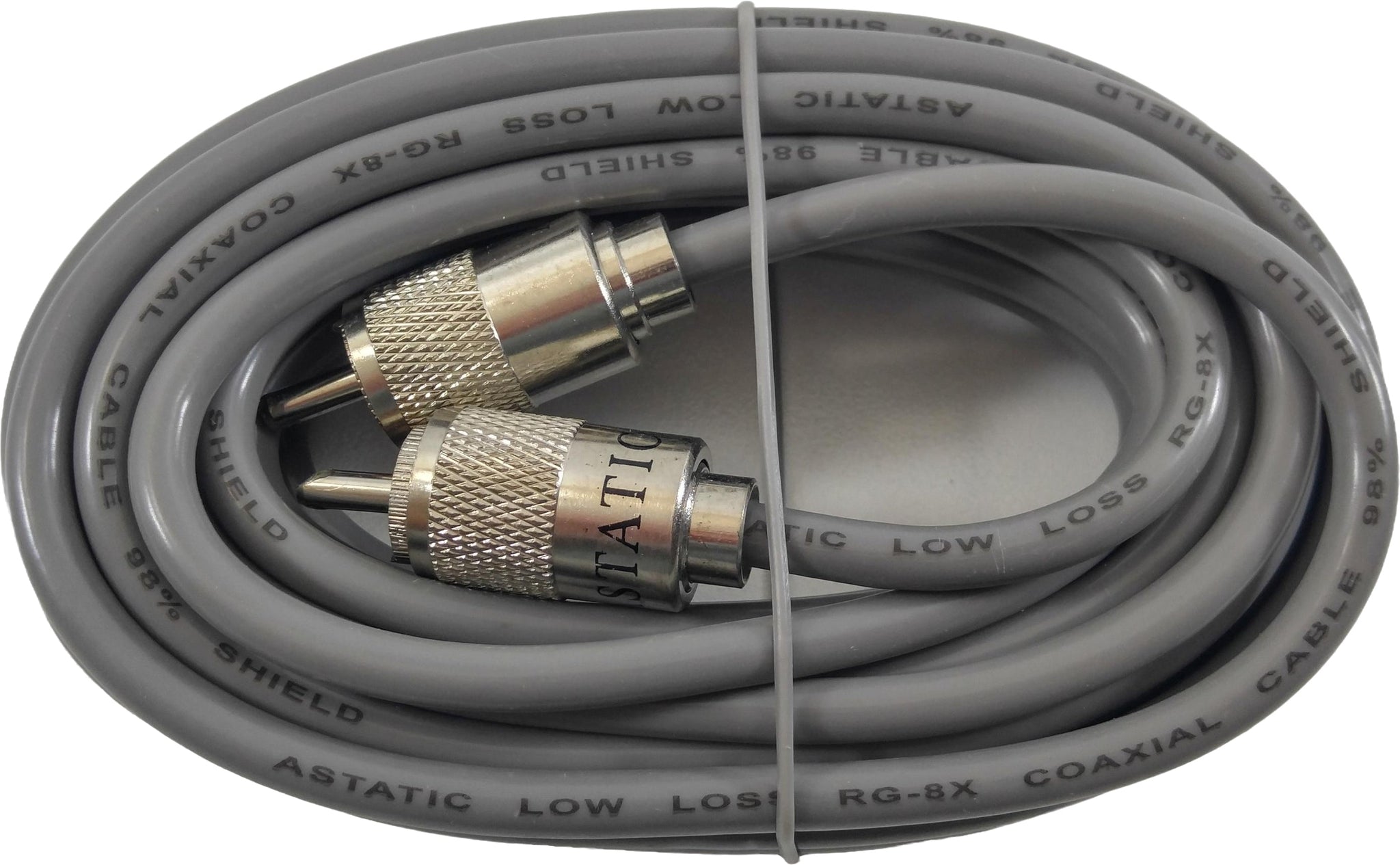 Astatic A8X18Z CB / HAM Radio 18 Foot RG8X Antenna Coaxial Cable w/ PL259's