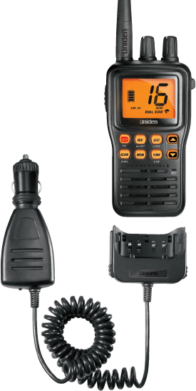 Uniden MHS75 Submersible Handheld Two-Way VHF Marine Radio Uniden