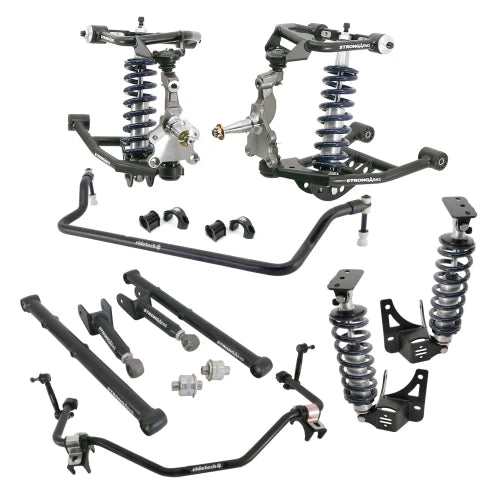 Sistema completo de suspensión con resortes helicoidales RideTech 11240201 | GM A-Body 1968-1972