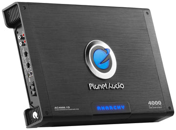 Amplificador monobloque de clase D de alto rendimiento Planet Audio AC4000.1D ANARCHY MODEL de 4000 W