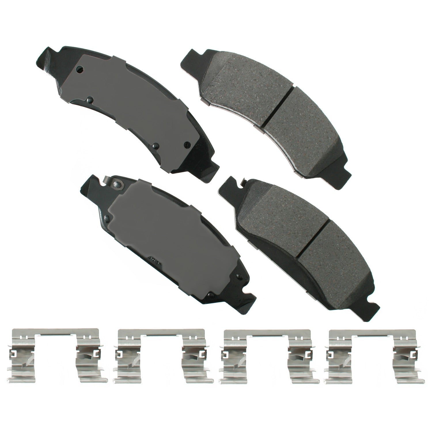 Akebono ACT1363 ProACT Ultra-Premium Bra ke Pads - Front Akebono Brake Corporation