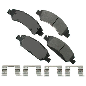 Akebono ACT1363 ProACT Ultra-Premium Bra ke Pads - Front Akebono Brake Corporation