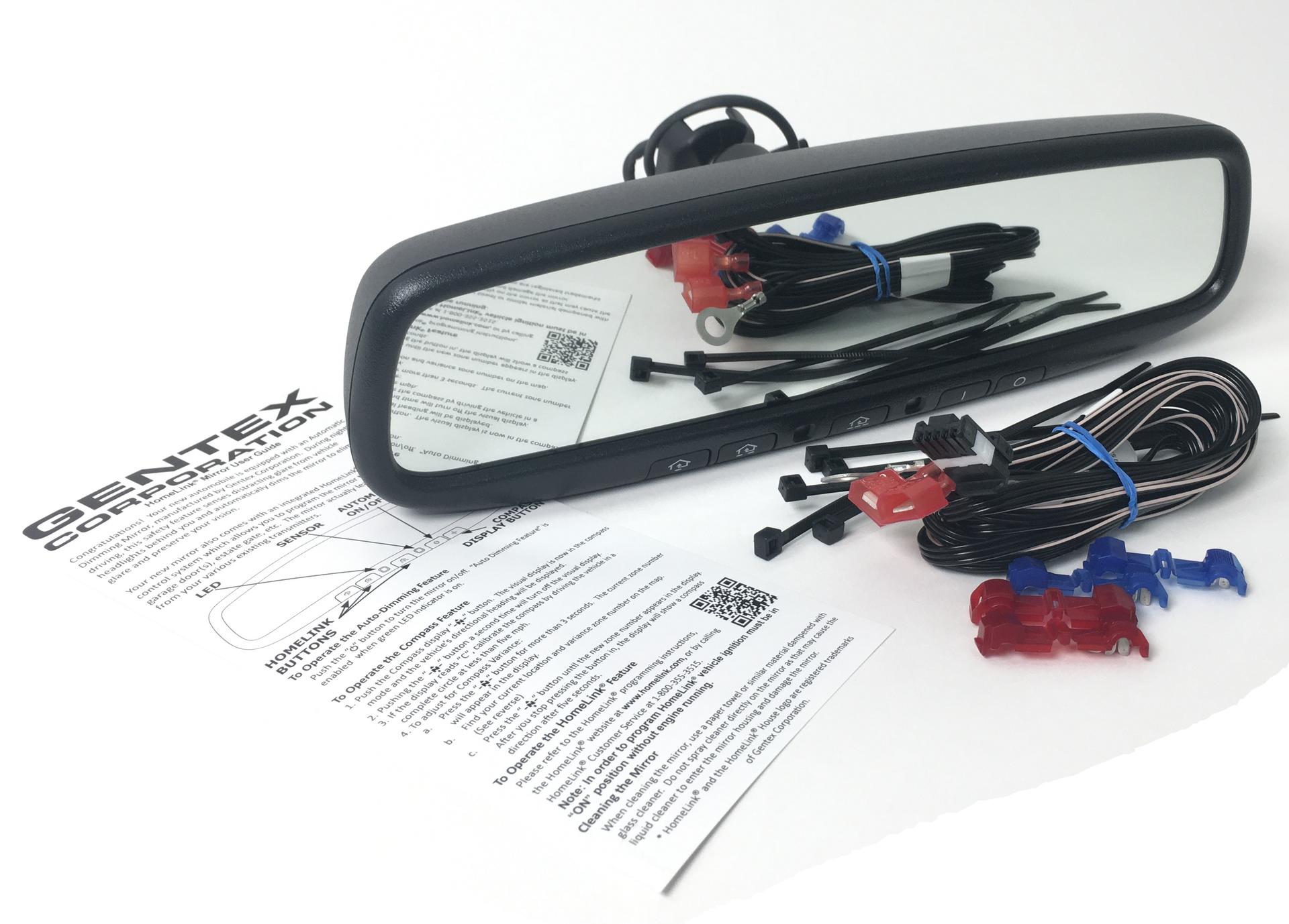 Advent Gentex ADVGEN40A4 Gentex Auto Dimming Rear View Mirror with Homelink 4 Advent