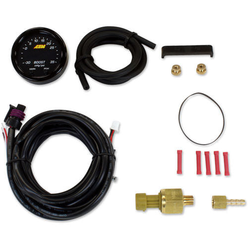 AEM Electronics 30-0308 AEM X-Series Boost Pressure Gauge Kit 30 in/hg to 60 PSI AEM