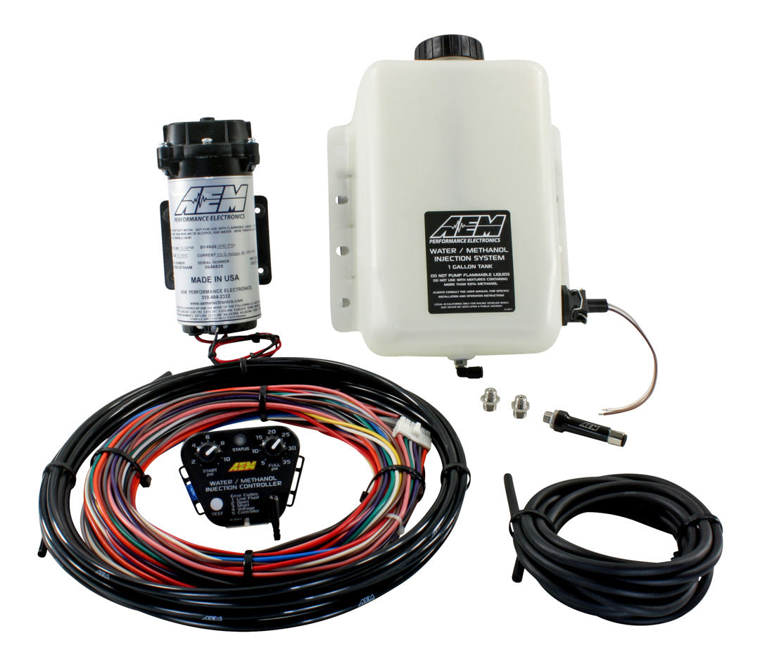 AEM Electronics 30-3300 AEM V3 Water/Methanol Injection Kit 35 PSI Max Standard Controller - 1.15 Gallon Reservoir Aem Electronics