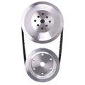 AFCO Racing 80061 Cast Pulley Combo  Long Water Pump Afco