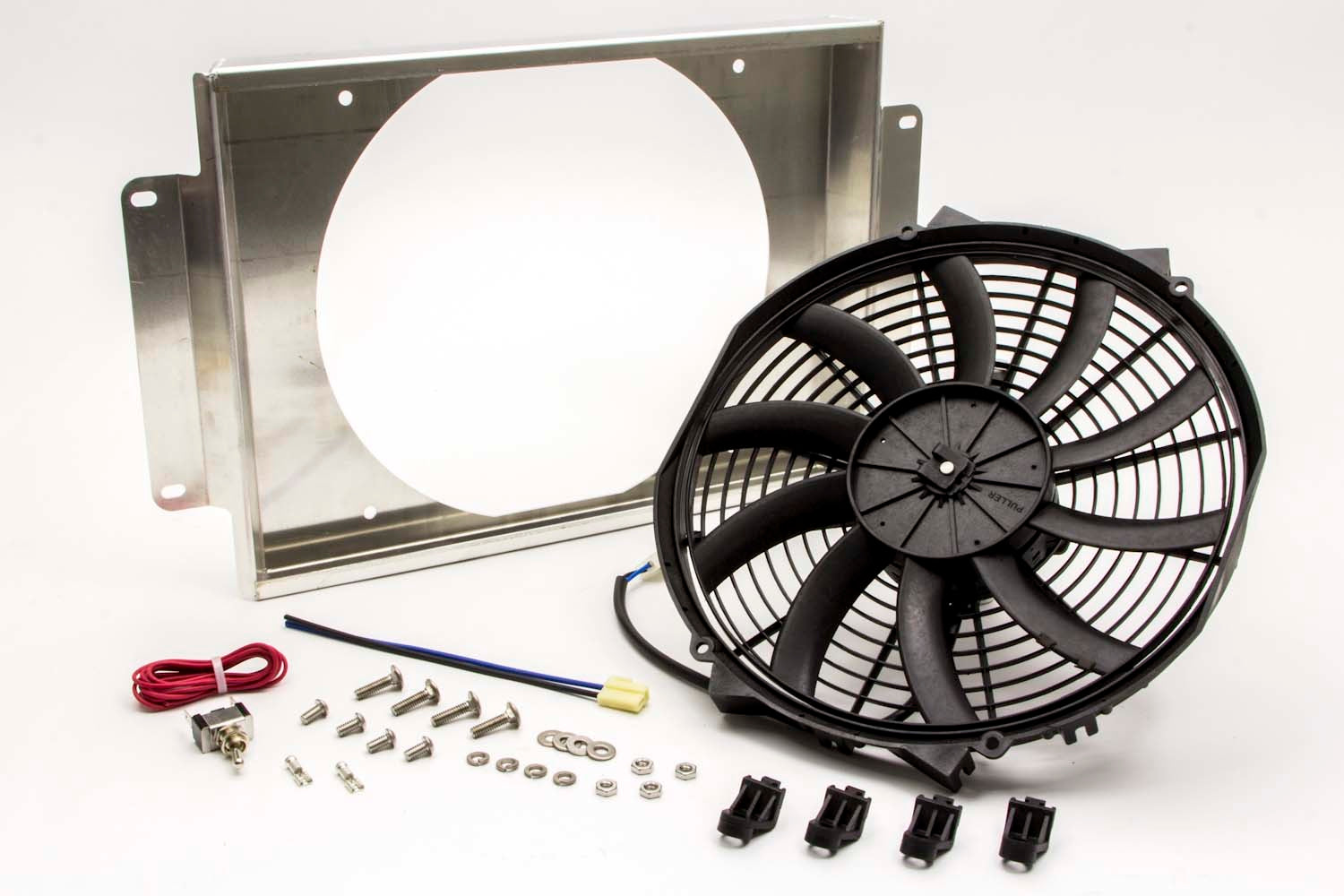 AFCO Racing 80104NFAN Aluminum Satin Fan Shroud Scirocco Afco Racing Products