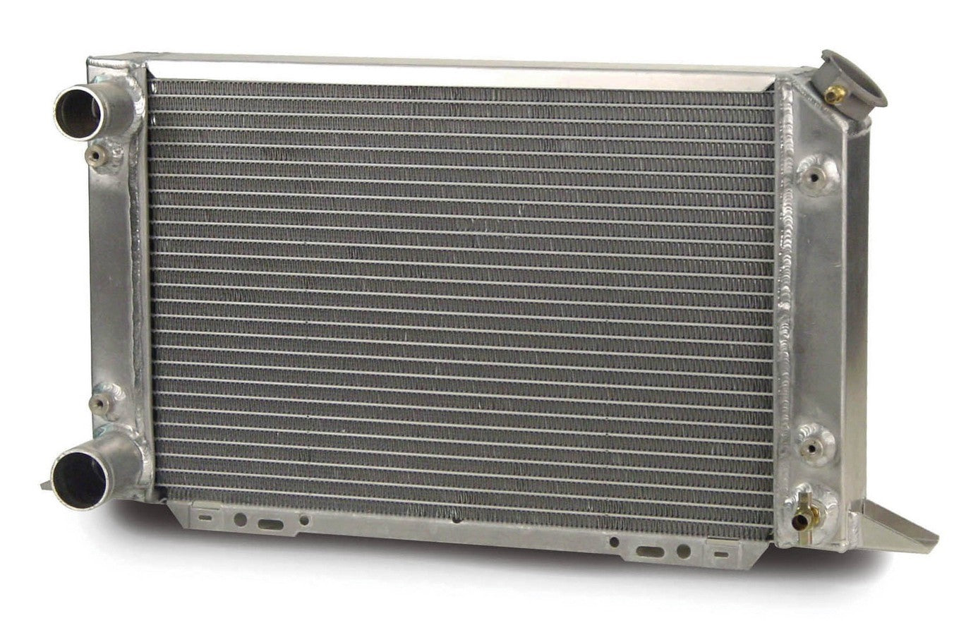 AFCO Racing 80105N Aluminum  Radiator Scirocco Left Hand  Double Pass  1-1/2 Inlet  1-3/4 Outlet Afco Racing Products