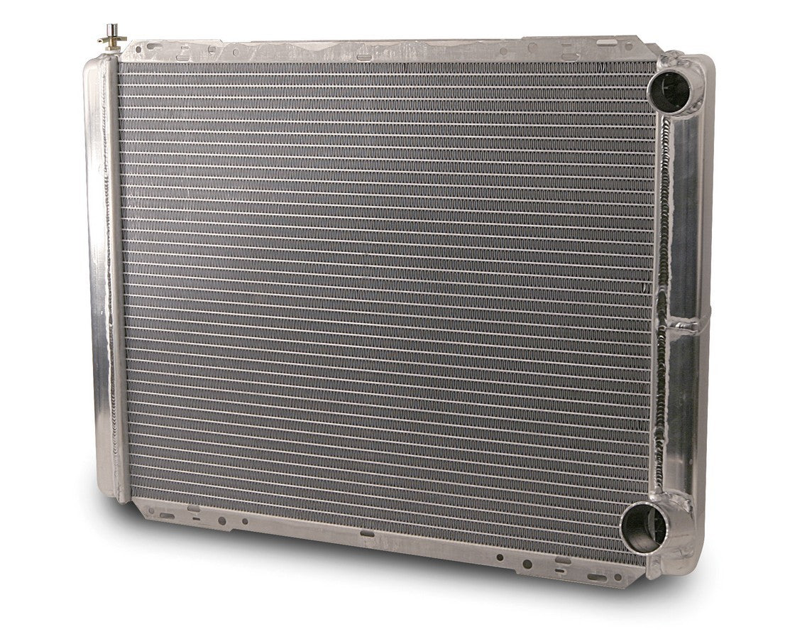 AFCO Racing 80119N Aluminum Radiator Circle Track 26 Inch Double Pass Chevy  1.5 Inch Right Side Inlet Husky Liners