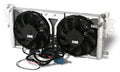 AFCO Racing 80280PRO Heat Exchanger Aluminum Satin   2007 - 2012 Shelby GT500 Double Pass   (L - 26-1/4”) X (W - 5-3/8”) X (H - 11-3/8”) With Fans Afco Racing Products