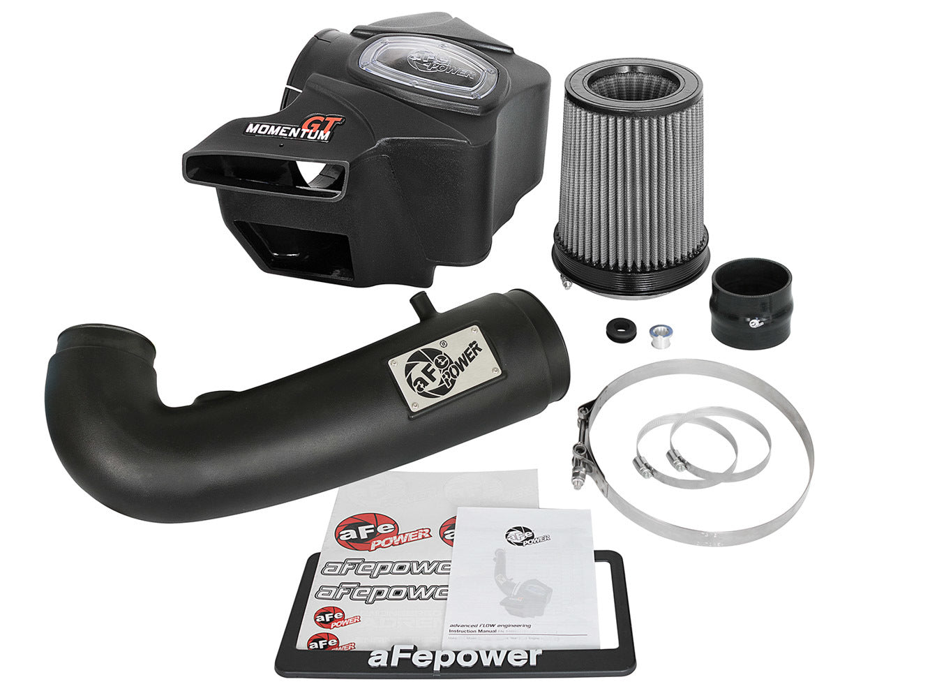aFe Power 51-76205-1 Momentum GT Cold Air Intake System w/Pro DRY S Filter Media (Jeep Grand Cherokee (WK2) 11-21 V8-5.7L HEMI) American Autowire