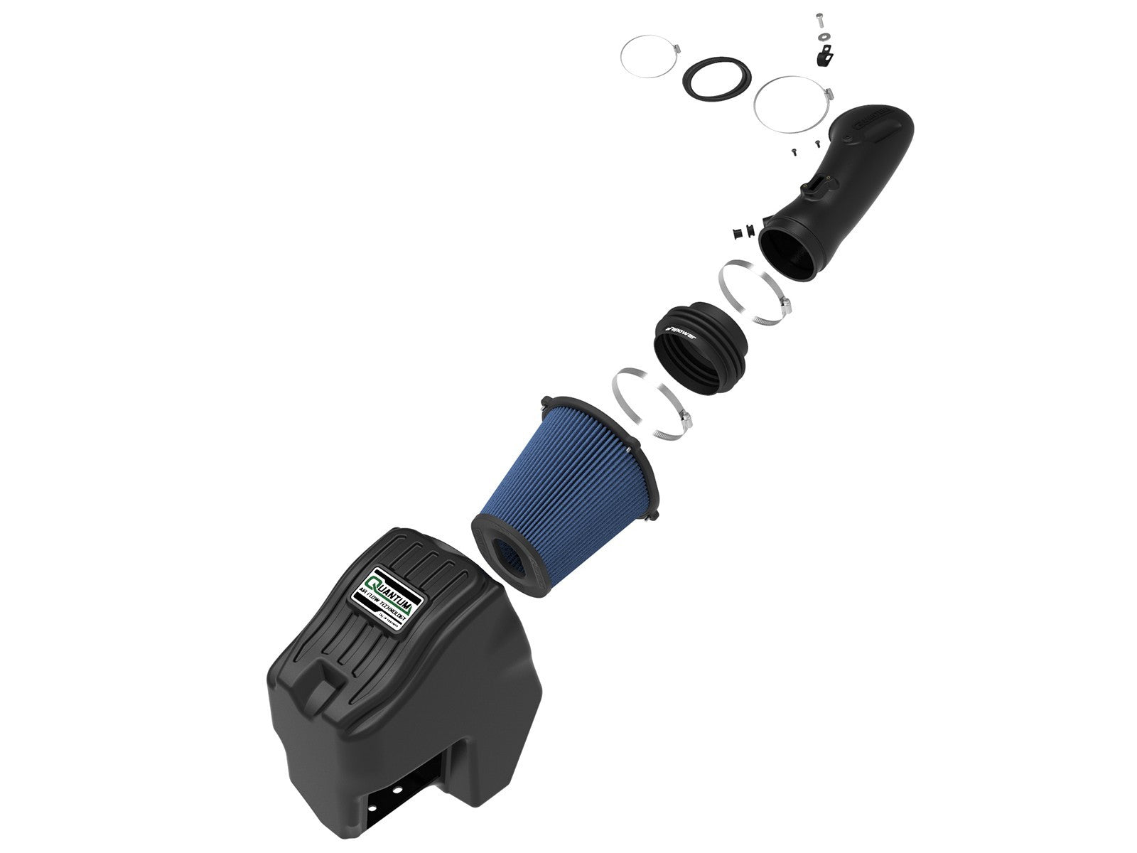aFe Power 53-10003R Quantum Cold Air Intake System w/Pro 5R Filter Media (Ford Diesel Trucks 11-16 V8-6.7L (td)) aFe Power