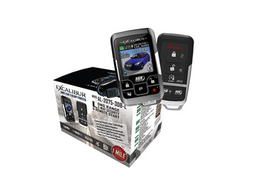 Excalibur AL-2075-3DB-L Deluxe Color 2-Way Vehicle Security & Remote Start system with 1+ mile range