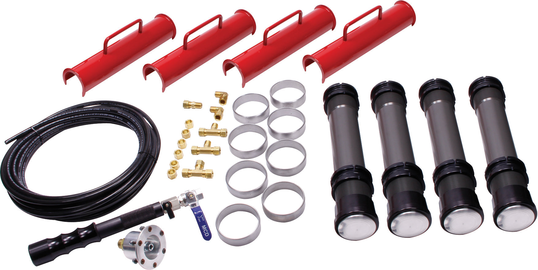 All Star Performance ALL11302 Air Jacks Complete Kit 11.75in Stroke ALL11302 Husky Liners