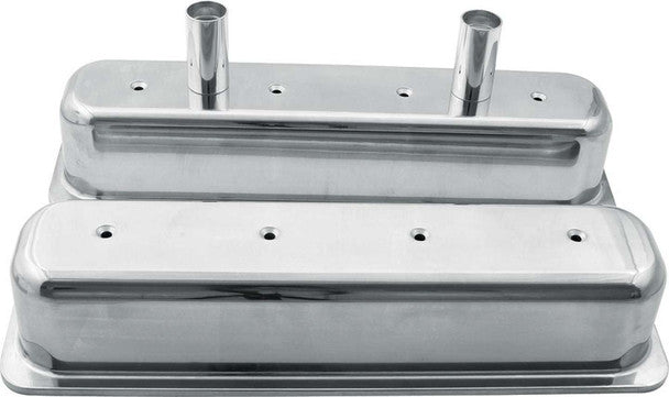 All Star Performance ALL26137 Valve Covers SBC Aluminum Centerbolt w/Tubes ALL26137 aFe Power