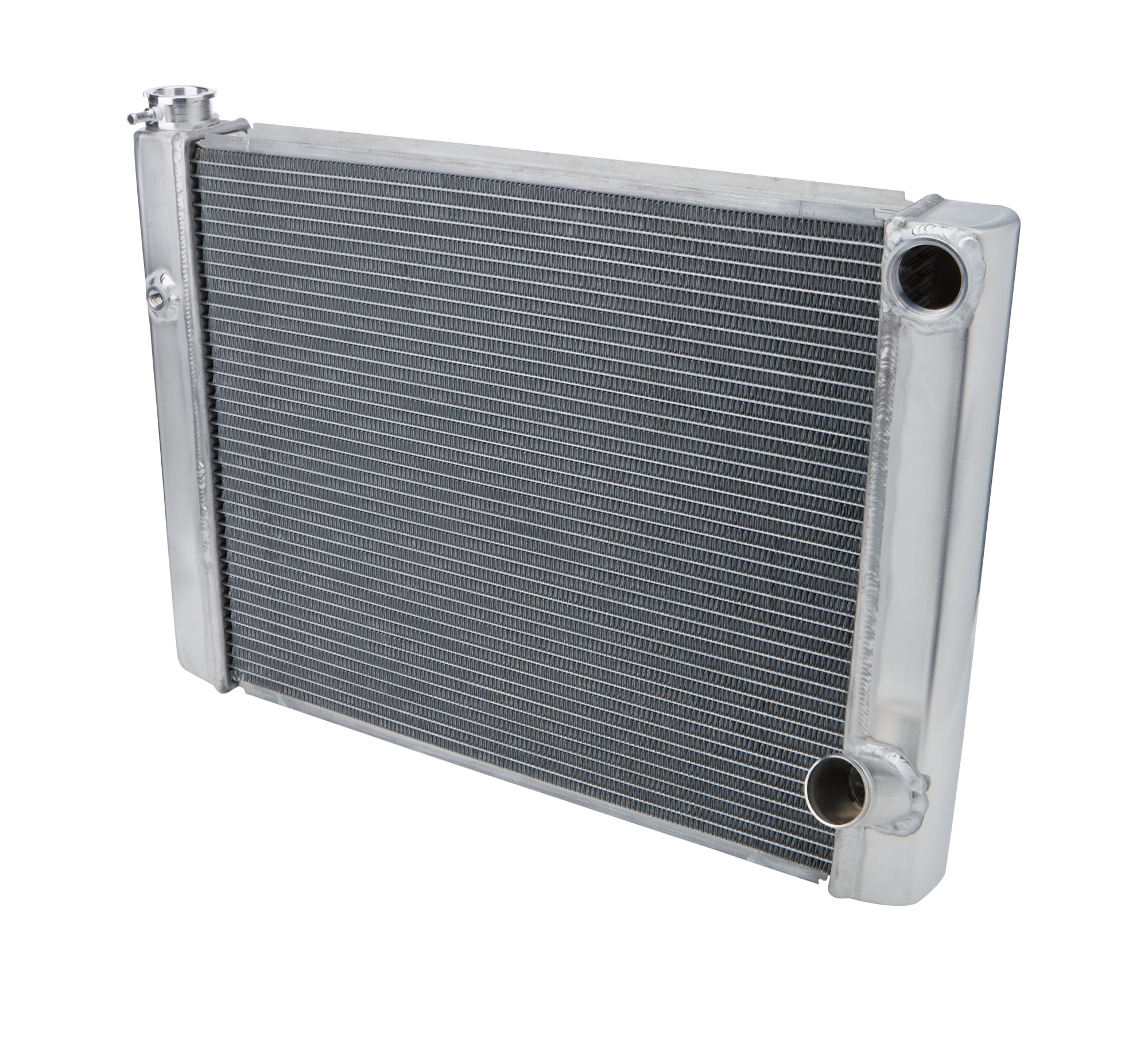 Radiador de doble paso Allstar Performance ALL30335 de 19 x 26 con tapón de 1/4 pulg.