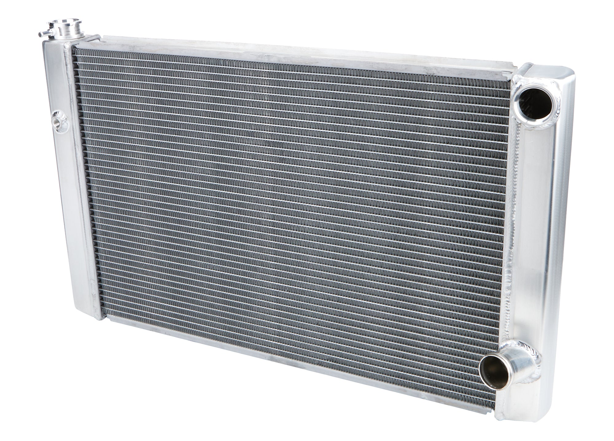 Radiador de doble paso Allstar Performance ALL30337 de 19 x 31 pulgadas con tapón de 1/4 pulg.