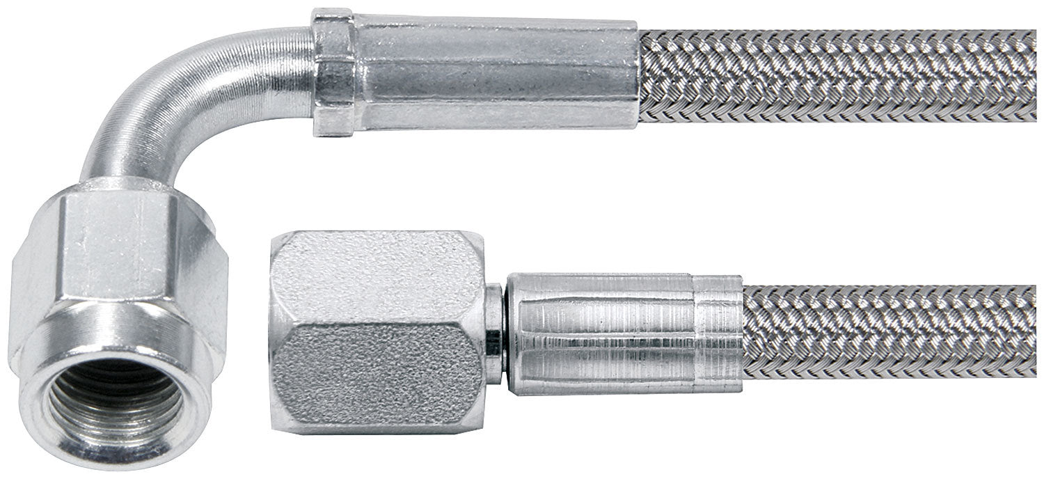 All Star Performance ALL46404-15-5 15in #4 Line -4 Straight/-4 90 Degree Tube Style 5pk ALL46404-15-5 American Autowire