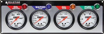All Star Performance ALL80093 4 Gauge Panel ALL OP/WT/OT/FP ALL80093 Allstar Performance