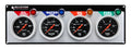 All Star Performance ALL80114 4 Gauge Panel A/M OP/WT/OT/FP Sport-Comp ALL80114 Allstar Performance